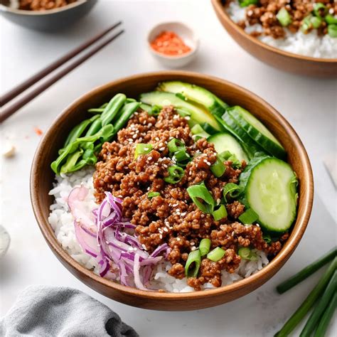 Tasty And Healthy Teriyaki Ground Turkey Bowl Recipe