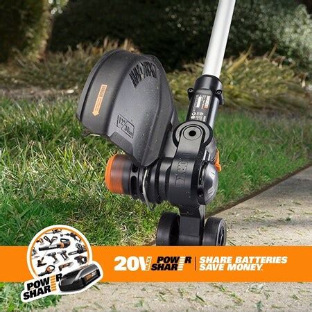 Worx 20V Power Share GT Revolution 12 in. Cordless String Trimmer, Tool ...