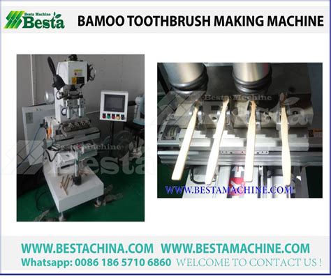 Image result for Bamboo Toothbrush Making Machine
