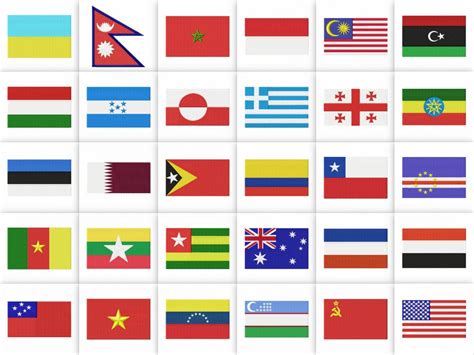 100 Flags of the World 的图像结果