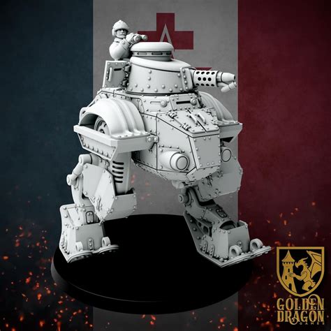 New French Republic - CAIM 38 "danton" Battle Walker - Marcher: Empires ...