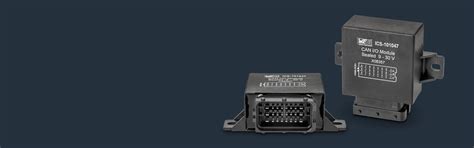 Waterproof CAN I/O module for tough environmental conditions