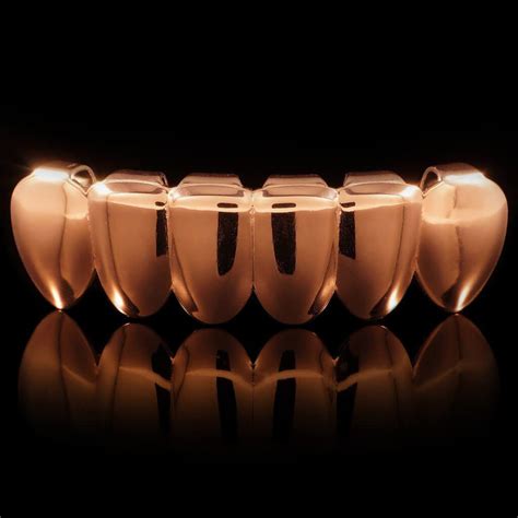 Get Rose Gold Plated Vampire Fang Grillz - Best Price – Custom Gold Grillz