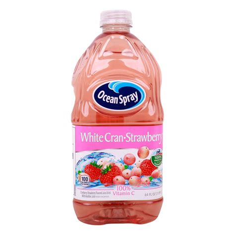 Ocean Spray White Cranberry Strawberry Drink 1.89 Litres Online at Best ...