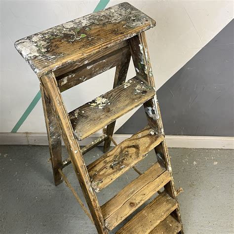 Antique Wooden Step Ladder Vintage Wooden Step Ladders,Wedding