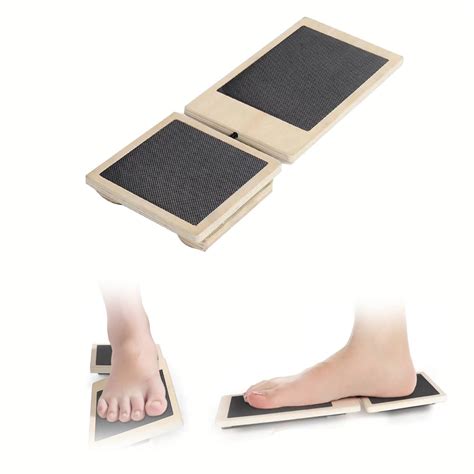 MNIYUEA One Legged Board Wooden Foot Strengthening Trainer Ankle ...