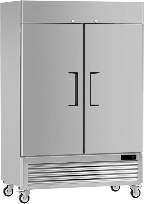 Amazon.com: OUTBID 54" Commercial Freezers Upright 2 Door Stainless ...