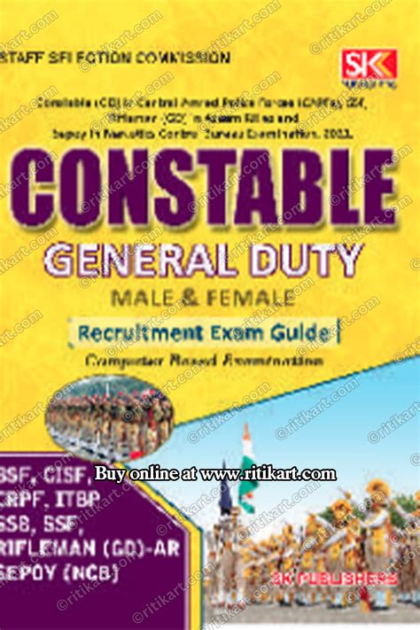 Staff Selection Commission Constable General Duty Exam Guide( Both Mal