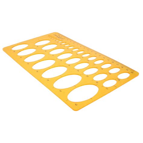 Buy Utoolmart Oval Templates, Plexiglass Drawing Template, Measuring ...