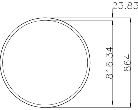 Pipe 34 Inch 23.83mm Wall Thickness - CADBlocks Hub for Industrial Design