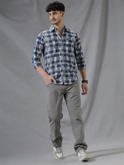 Shop Checked Shirts & Striped Shirts for Men | WROGN – Wrogn