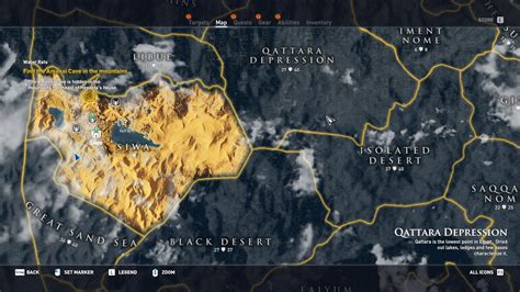 Regions - Assassin’s Creed Origins | Interface In Game