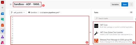 Azure Data Factory YAML DevOps Pipelines 的图像结果