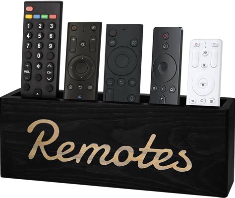 Amazon.com: Remote Control Holder Wall Mount, TV Remote Holder Wooden ...