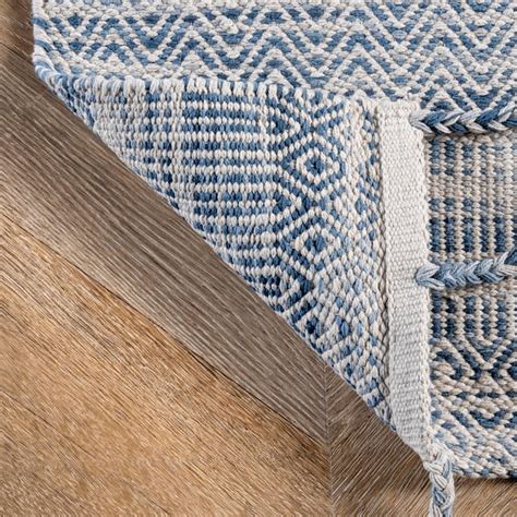 nuLOOM Diem 6 X 9 (ft) Blue Indoor Chevron Area Rug HMCR01A-609 at ...