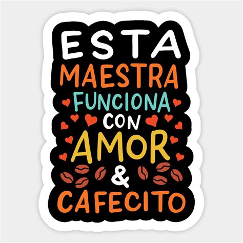 Spanish teacher maestra sticker spanish teacher – Artofit