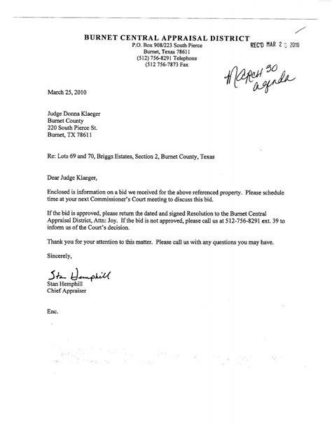 BURNET CENTRAL APPRAISAL DISTRICT - Current - Burnet County