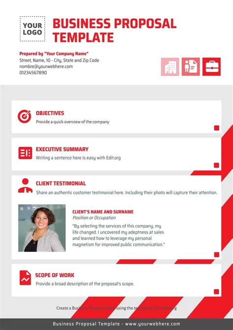 Business Proposal Template 的图像结果