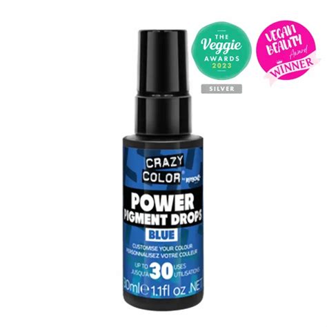 Crazy Color Pigmento Puro - POWER PIGMENT DROPS BLUE - Grupo Yosvic