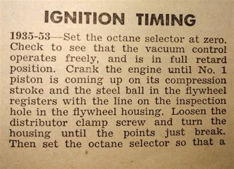 Wisconsin Engine Timing Marks 的图像结果