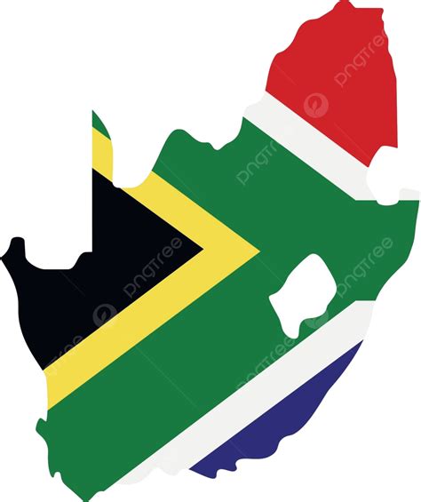 Map Of South Africa Flag Country Africa South Africa Vector, Country ...
