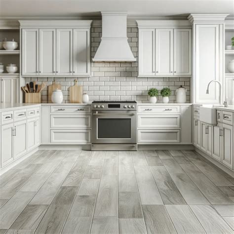 15 Floor Colors to Complement Your White Kitchen Cabinets