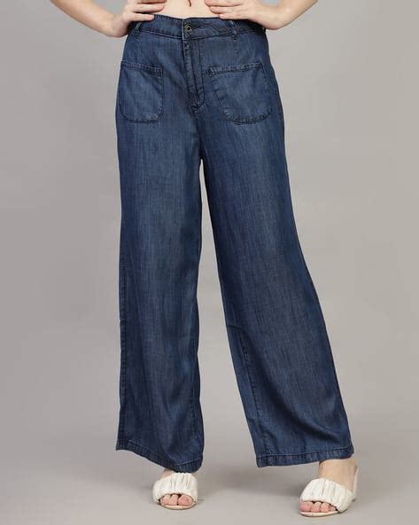 Buy Mid Blue Jeans & Jeggings for Women by Shein Online | sheinindia.in
