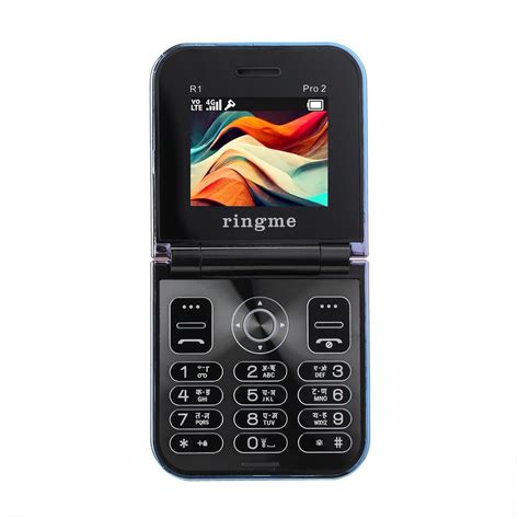 ringme R1 PRO 2-2 inch Display Dual Sim Flip Phone (Blue + Pink ...