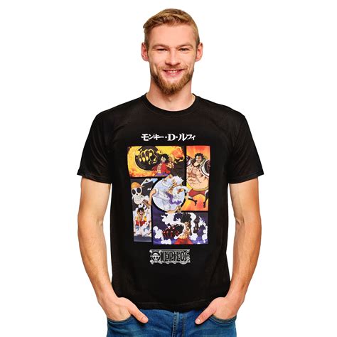 One Piece - Gear T-Shirt black | Elbenwald