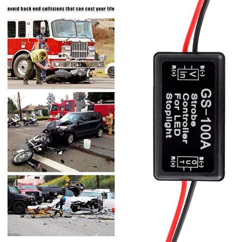 Image result for GS 100A Stop Brake Light Strobe Flash Module Controller