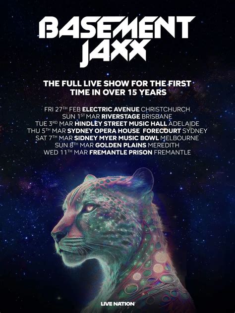Basement Jaxx Live - Australian Tour 2026