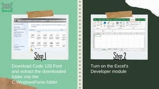 Image result for Barcode Downloadin MS Excel Code 128