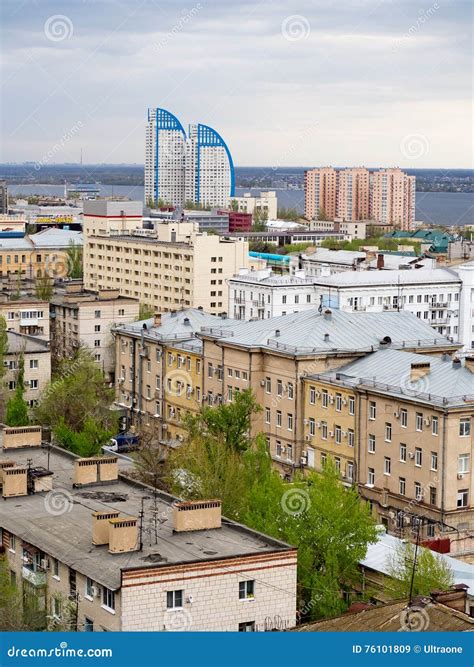 Buildings of Volgograd City, Russia Editorial Stock Image - Image of ...