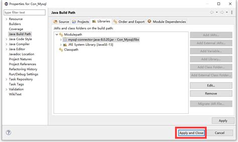 Connect Java to MySQL SRC 的图像结果