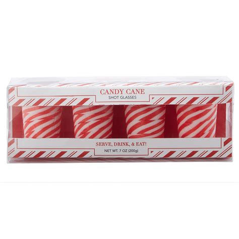 Buy Two's Company 80982 Peppermint Shot Glasses in Gift Box (Set of 4 ...
