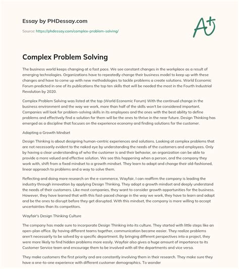 Complex Problem Solving Examples 的图像结果