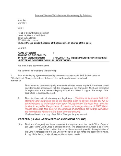 Construction Sample Letter Of Undertaking Responsibility at Inez Bennett blog