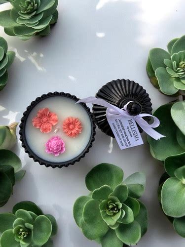 Mini Candy Jar Scented Soy Candle-Japanese Honeysuckle | Bellisima Candles