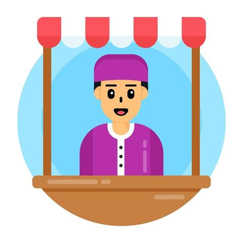 Shopkeeper Cartoon Vector 的图像结果