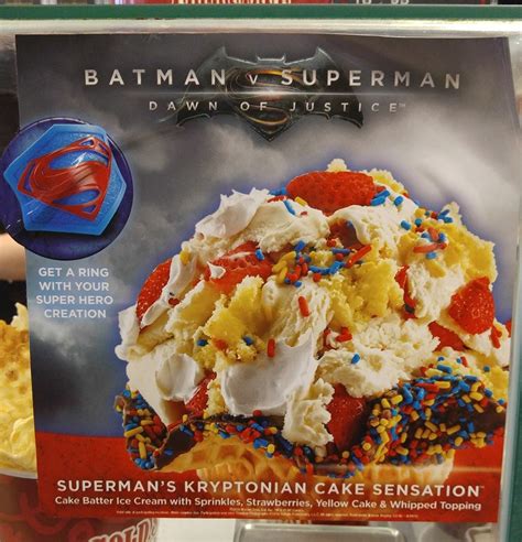 A Geek Girls Take!: [Geeky Food] Cold Stone Creamery Batman Vs ...