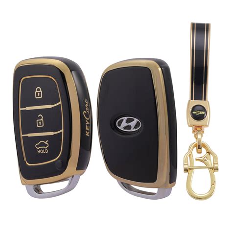 Keycare TPU Key Cover and Keychain For Hyundai : Elite i20, Active i20