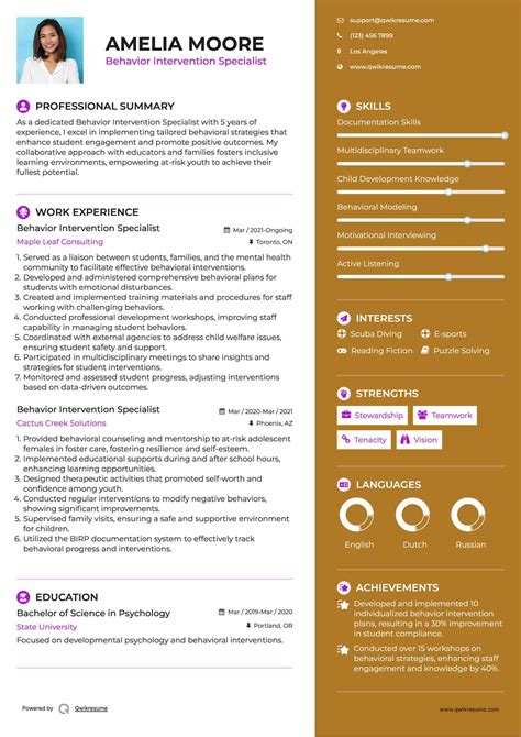 10+ Behavior Intervention Specialist Resume Samples & Templates for 2025