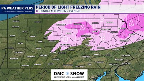 PA - ** PERIOD OF LIGHT FREEZING RAIN SUNDAY AFTERNOON / EVENING ** Be ...