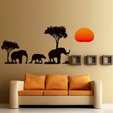 home decor wall stickers new arrival jungle tree elephant sunset home decor wall stickers new arrival jungle tree elephant sunset