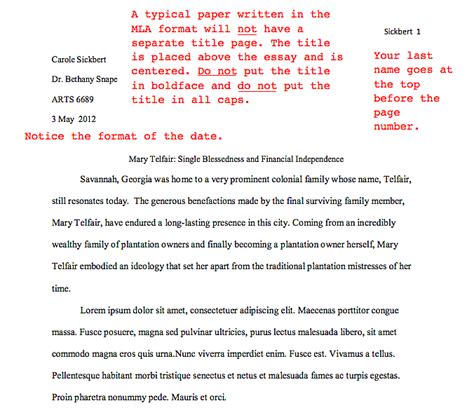 Image result for APA Format without Cover Page