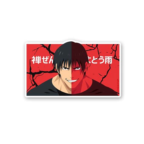 Buy Toji Fushiguro Sticker Online | Premium Waterproof Vinyl | STICK IT UP