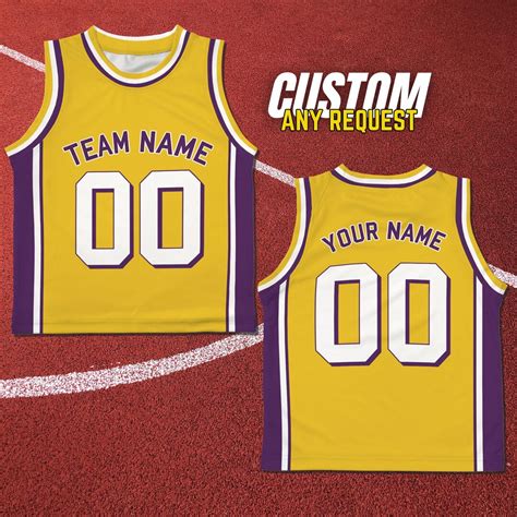 Personalized Kids Basketball Jersey, Custom Name Number Basketball ...