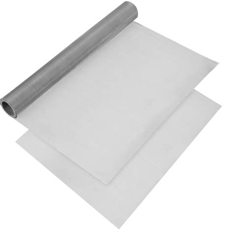 Buy 2 Packs 304 Stainless Steel Wire Mesh Woven Mesh 120 Mesh Fine ...