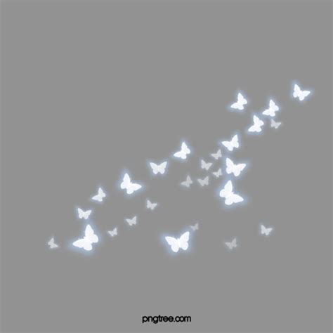 Butterfly Light White Transparent, Butterfly Light, Butterfly Clipart ...