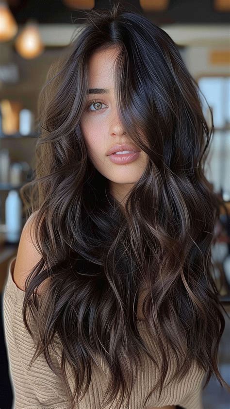Dark hair with color – Artofit